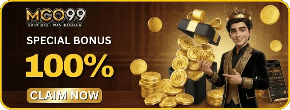 MCO99 Special Bonus 100% promotion banner